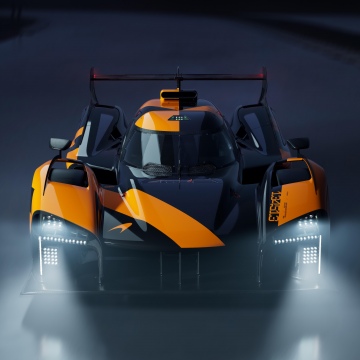 McLaren Project Endurance, Le Mans Hypercar, 5K, 8K, 10K, 12K, Race cars, Orange cars, Night