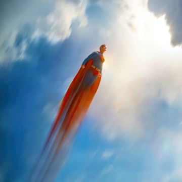 Superman, Flying, Sky, DC Superheroes, 2025 Movies, David Corenswet