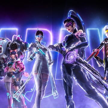 Naraka: Bladepoint, Neon, Cyberpunk, Futuristic, Mecha Girl, Neon Lights