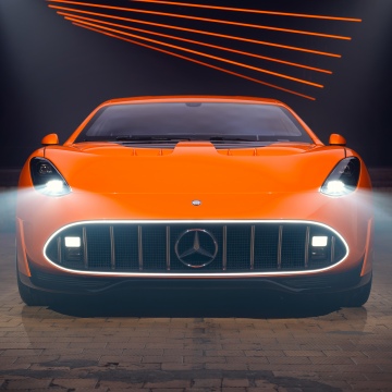 Concept AMG GT XX, 5K, 2025, Headlights, Concept cars