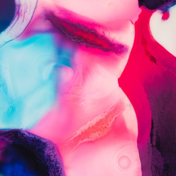 Fluid art, 8K, Pink abstract, Vibrant, 5K