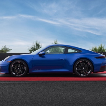 Porsche 911 Carrera Club Coupe, 2026, 5K, Porsche 911 Carrera, Sports cars, Blue car, Racetrack
