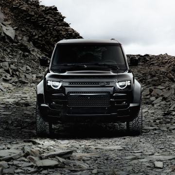 Land Rover Defender OCTA Black, 2025, 5K, 8K, Black cars