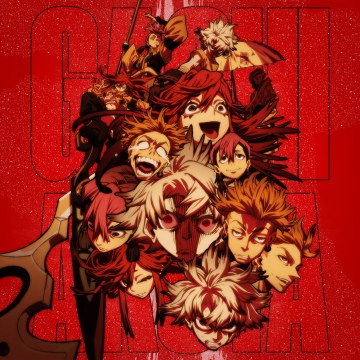 Gachiakuta, Season 1, Anime poster, Red background, Rudo Surebrec, 5K, Anime series