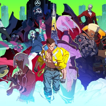 Cyberpunk: Edgerunners, Poster, Netflix series, David Martinez, Animated series