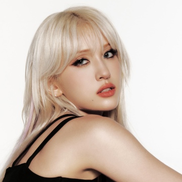 Jeon Somi, Blonde, 8K, Portrait, K-pop, 5K, White background