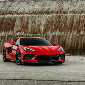 Chevrolet Corvette, Red cars, 5K