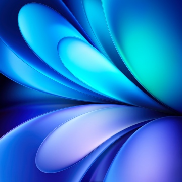 Blue abstract, Vivo Pad, Gradient Abstract, Curves, Modern, 5K, Stock, Blue aesthetic