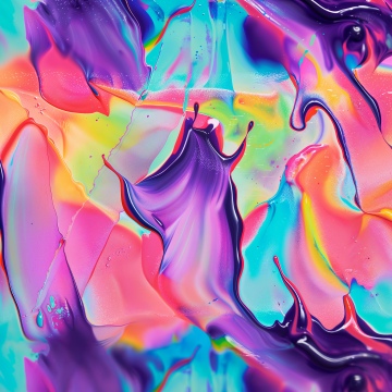 Liquid art, Abstract design, Vibrant, Fluid art, 5K