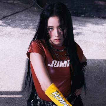 Jisoo - JUMP, 8K, K-Pop singer, 5K, Latex