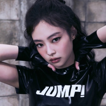 Jennie - JUMP, Portrait, Blackpink, K-Pop singers, Latex, 5K
