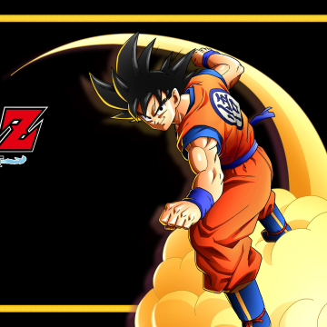 Dragon Ball Z: Kakarot, Key Art, Video Game, Goku, Black background