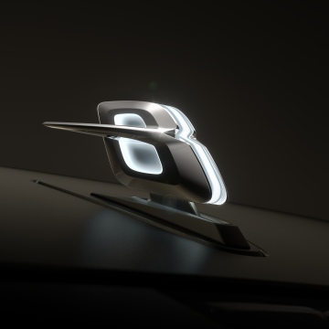 Bentley EXP 15, Logo, Dark background, 5K, 8K