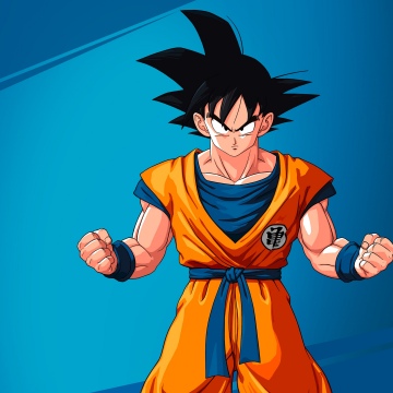 Dragon Ball Z: Kakarot, Anime game, Goku, Blue background