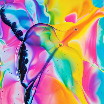 Vibrant, Liquid art, Abstract art, Colorful background, 5K
