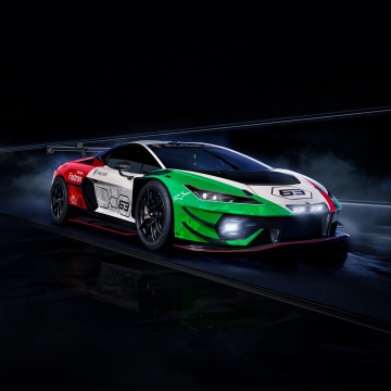 Lamborghini Temerario GT3, iPhone wallpaper