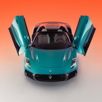 Maserati MCPURA Cielo, 5K, Gradient background