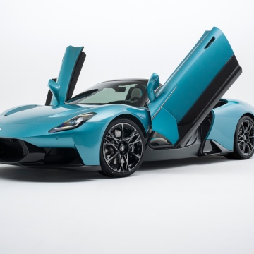 Maserati MCPURA Cielo, 2025, 5K, White background, Supercars