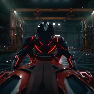 Tron: Ares, AI Soldier, 2025 Movies, 5K, Futuristic