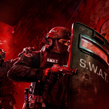 SWAT, Ready or Not, Video Game, Red background, 2025 Games