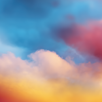 Colorful Sky, Clouds, 5K, Aesthetic