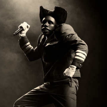 Tyler the Creator - Chromakopia, 8K, Dark background, Monochrome, 5K, American rapper, Tyler the Creator