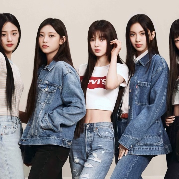 NewJeans Levis, Minji, Hanni, Danielle, Haerin, Hyein