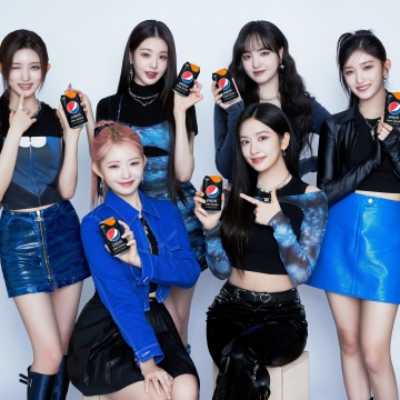 IVE (K-pop), Pepsi, An Yujin, Gaeul, Rei (IVE), Jang Wonyoung, Liz (IVE), Leeseo, 5K
