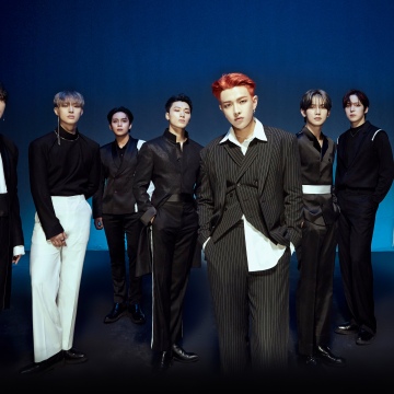 ATEEZ, Zero: Fever, Hongjoong, Seonghwa, Yunho, Yeosang, San (ATEEZ), Mingi, Wooyoung, Jongho, Dark blue