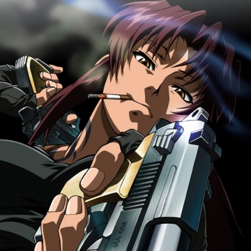 Revy, Smoking, Black Lagoon