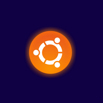 ubuntu Logo, Dark background, Dark blue, ubuntu