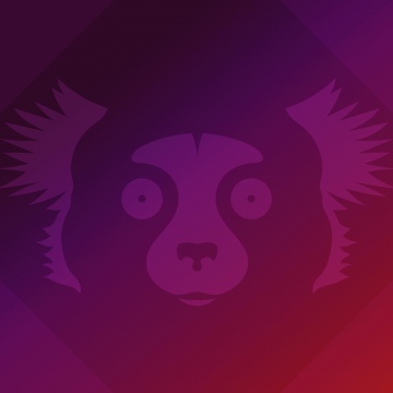 Ubuntu 21.10 (Impish Indri), Stock, Gradient background, Purple gradient, ubuntu