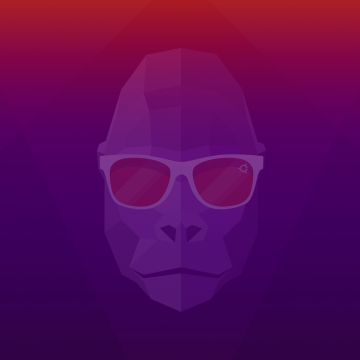 Ubuntu 20.10 (Groovy Gorilla), Stock, Gradient background, Purple gradient, ubuntu