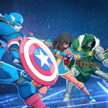 Marvel Tokon: Fighting Souls, Teaser, Game poster, Captain America, Ms. Marvel, Doctor Doom, Star-Lord, 2026 Games