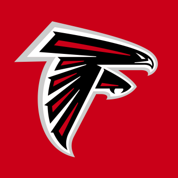 Atlanta Falcons, Red background, NFL team, Logo, American football team
