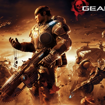 Gears of War 2, Video Game, Marcus Fenix, 5K