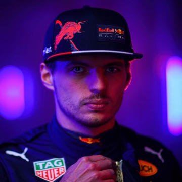 Max Verstappen, Neon, Red Bull Racing, Racing driver, 5K
