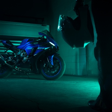 Yamaha YZF-R1, 8K, Sports bikes, Biker, 5K