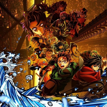 Demon Slayer: Infinity Castle, Movie poster, 2025 Games, Anime movie, Demon Slayer: Kimetsu No Yaiba Infinity Castle