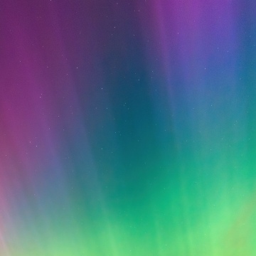 Colorful, Aurora Borealis, Night sky, Stars in sky, Gradient background, 5K