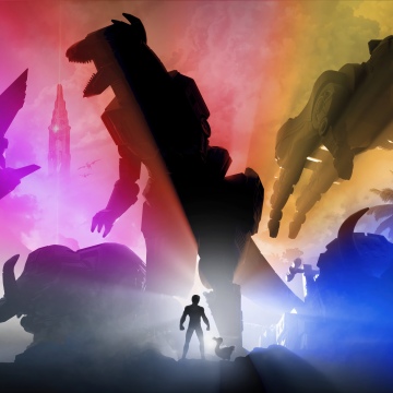 Ark: Survival Ascended, Power Rangers, 5K, Colorful