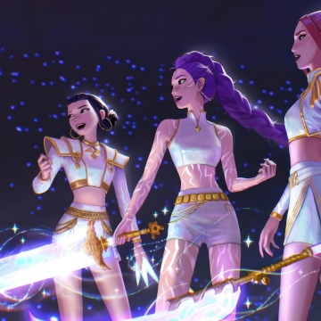 Huntrix, KPop Demon Hunters, Rumi (Huntrix), Mira (Huntrix), Zoey (Huntrix)