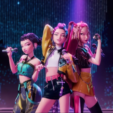 KPop Demon Hunters, Huntrix, Rumi (Huntrix), Mira (Huntrix), Zoey (Huntrix), K-pop group