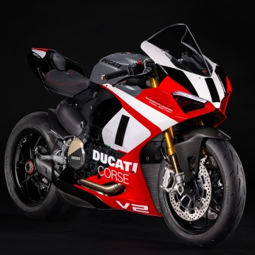Ducati Panigale V2 Superquadro, Final Edition, Dark background, Ducati Panigale V2, 5K