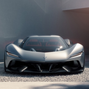 Chevrolet Corvette CX Vision Gran Turismo, 2026, Concept cars, Race cars, 5K