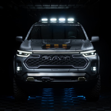 Ram Dakota Nightfall Concept, 2025, 5K, 8K, Dark background