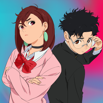 Momo (Dandadan), Ken Takakura, Dandadan, Season 2, Gradient background, 5K
