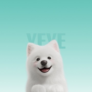 Samoyed, Cute dog, Puppy, 5K, Honor Magic V Flip 2, Stock