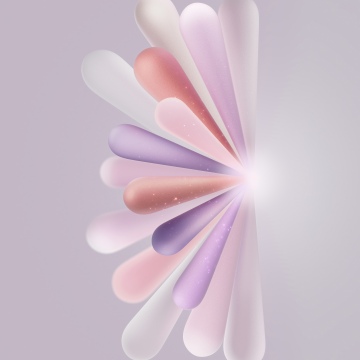 Pastel colors, Abstract design, Light, Honor Magic V Flip 2, Stock, 5K