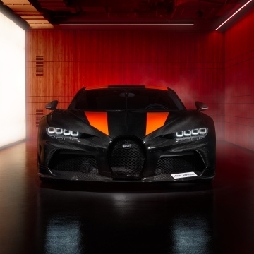 Bugatti Chiron Super Sport 300+, Black cars, 5K, Carbon Fiber, 8K